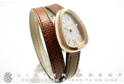 BULGARI Serpenti en or rosé 18Kt et diamants Nacre Ref. SPP27WPGDL-102727. NEUF!