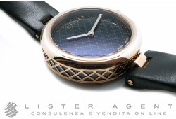 GUCCI Diamantissima en acier plaqué or rosé Noir Ref. YA141401. NEUF!
