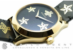 GUCCI G-Timeless en acier plaqué or jaune Noir Ref. YA1264055. NEUF!