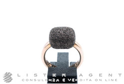 PASAVENTO anello in argento 925 placcato oro rosa e brunito marrone Mis 17 Ref. WPLVA1251/M. NUOVO!