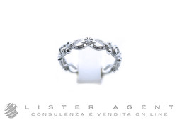 GUCCI anello Flora in oro bianco 18Kt e diamanti Ref. YBC6298270020. NUOVO!