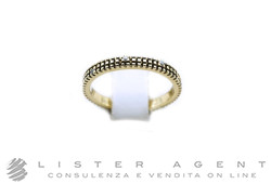 DAMIANI anello Metropolitan in oro giallo 18Kt con diamanti ct 0.06 H Misura 12 Ref. 20053202 3. NUOVO!