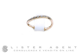 DODO anello Essential in oro rosa 9Kt con diamanti Misura 14 Ref. DAC2009-ESSEN_DB09R. NUOVO!