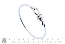 DODO by Pomellato bracciale bangle Nodo in argento 925 Misura M Ref. DBC4013-KNOTO-000AG. NUOVO!