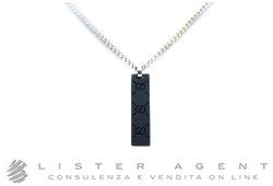 GUCCI collana Tag GG in argento 925 Ref. YBB79717400100U. NUOVA!