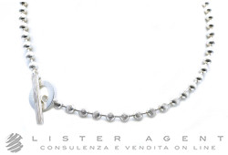 GUCCI collana Boule in argento 925 Ref. YBB60273600100L. NUOVA!
