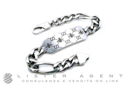GUCCI bracciale Signature Bee in argento 925 Ref. YBA728264001019. NUOVO!