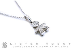 LE BEBE' collana Bimbo in oro bianco 18Kt con diamanti ct 0.11 Ref. LBB153. NUOVA!