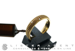 DAMIANI anello Metropolitan in oro giallo 18Kt con diamanti ct 0.07 H Misura 15 Ref. 20031652. NUOVO!