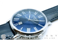 TISSOT Carson Premium in acciaio Blu Ref. T1224101604300. NUOVO!