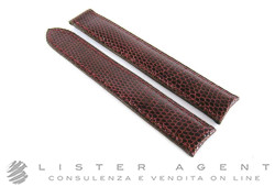 CARTIER cinturino in pelle di lucertola bordeaux ansa MM 17 Ref. 4A12DEAB. NUOVO!