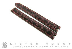 CARTIER cinturino in pelle di coccodrillo bordeaux ansa MM 11 Ref. KD21CD98. NUOVO!