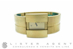 CK orologio Solo tempo in acciaio placcato oro giallo Champagne Ref. K1312213. NUOVO!