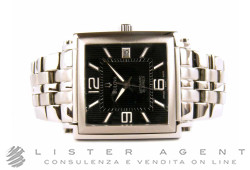 BULOVA Carré Automatique en acier Noir Ref. 63B99. NEUF!