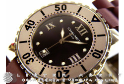 CHAUMET seul temps dame en acier Viola Ref. WO6222 / 09A. NEUF!