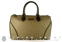 Sac MONTBLANC Signature lady Le Boston Bag en cuir marron avec zip Ref. 107775. NEUF!