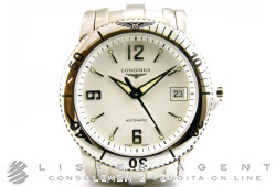 Montre LONGINES Seul le temps en acier Blanc AUT Réf. L36204166. NEUF!