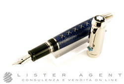 MONTBLANC stylo plume Boheme Bijoux avec topaze bleu clair Ref. 9931. NEUF!