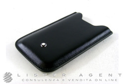 MONTBLANC support PDA 3/4 en cuir de couleur noire Ref. 107044. NEUF!