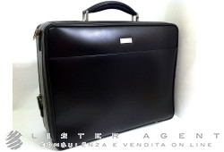 Porte-papier MONTBLANC Meisterstuck porta Ordinateur en cuir noir Ref. 103398. NEUF!