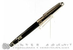 MONTBLANC stylo plume Meisterstück en acier et résine noire Ref. 5013. NEUF!