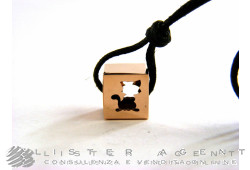 Collier LE BEBE Chat petit en or rose 9Kt Ref. DLB030. NEUF!