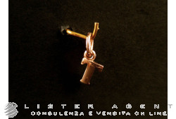 DODO by Pomellato pendentif petite taille Lettre T en or rose 9Kt Ref. DLET9PT. NEUF!