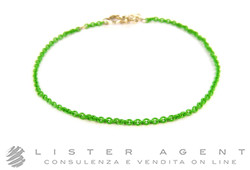 DODO by Pomellato bracelet en vert Pvd 925 argent cm 19 Ref. DBAGR. NEUF!