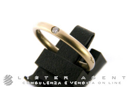 POMELLATO bague Lucciole en or blanc sablé 18Kt avec diamant ct 0,03 Ref. AA002SB2. NEUF!