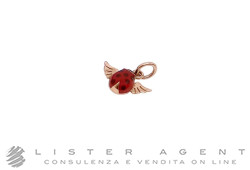 DODO by Pomellato pendentif Coccinelle avec ailes en or rosé 9Kt et émail Ref. DMEVO/COC/9/K. NEUF!