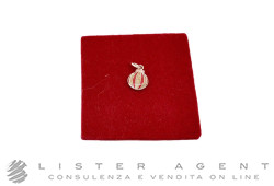 DODO by Pomellato endentif Boule de Noël Édition limitée en or rosé 9Kt avec émail rouge et pailleté Ref. DMXMASBALL1/9/K_DMB9040. NEUF!