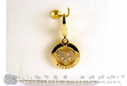 Pendentif BULGARI Foyer en or jaune 18Kt avec diamants Ref. CN855348. NEUF! -35%