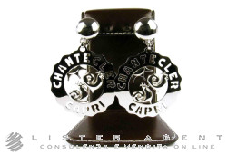 CHANTECLER orecchini grandi Galli e Sole in argento 925 Ref. 33700. NUOVI!