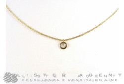 POMELLATO collier Lucciole en or blanc 18Kt non rhodié et diamant ct 0,08 Ref. FA703B0242. NEUF! -40% !!!