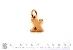 DODO by Pomellato pendentif Lettre X en or rose 9Kt Ref. DLET9X. NEUF!