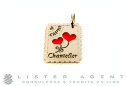 CHANTECLER pendentif Love Letters en argent 925 et émail Ref. 35182. NEUF!