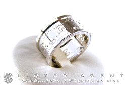 GUCCI bague Fascia MM9,5 en or blanc 18Kt Taille 13. NEUF!