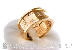 GUCCI bague Icon Twirl GG MM 9,5 en or rose 18 carats. NEUF! 