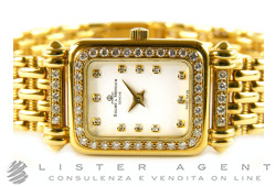 BAUME & MERCIER montre seul le temps lady en or jaune 18Kt et diamants Blanc Ref. MOA05600. NEUF!