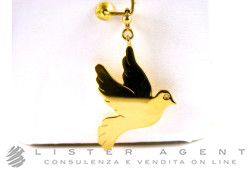 Pendentif PASQUALE BRUNI Colombe en or jaune 18Kt et diamant Réf. 150CNGIOMO13728G. NEUF!