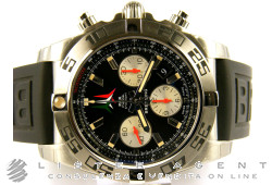 BREITLING Chronomat Frecce Tricolouri Edition Limitée en acier Noir AUT Réf. AB01104D / BC62. NEUF!