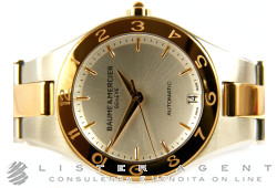 BAUME & MERCIER Linea dame en acier et or rose 18Kt Argenté AUT Ref. M0A010073. NEUF!