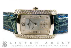 BAUME & MERCIER Femme Hampton en or blanc 18Kt et diamants Ref. M0A08145. NEUF!
