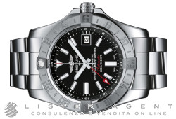 BREITLING Avenger II Gmt automatique en acier Noir AUT Réf. A3239011 / BC35 / 170A. NEUF!