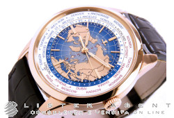 JAEGER-LeCOULTRE Géophysique Universal Time automatique en or rose 18Kt AUT Réf. Q8102520. NEUF!