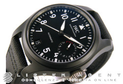 IWC Big Pilot's Montre Top Gun chronographe automatique en céramique Noir AUT Réf. IW502001. NEUF!