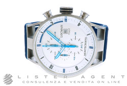 LOCMAN Montecristo Cronografo in acciaio e titanio Bianco Ref. 051000WHFBL0GOB. NUOVO!