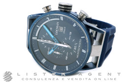 LOCMAN Montecristo Cronografo in acciaio PVD/Blu e titanio Blu Ref. 0510BLBLFWH0SIB. NUOVO!