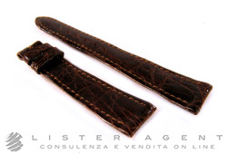 PATEK PHILIPPE bracelet en crocodile marron scuro lucido MM 18,00. NEUF!