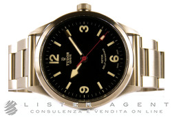 TUDOR Heritage Ranger en acier brossé Noir AUT Réf. M79910-0001. NEUF!